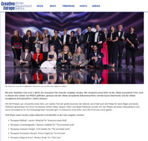 Europäischer Filmpreis für beste Musik 2023 CLUB-ZERO — Markus Binder